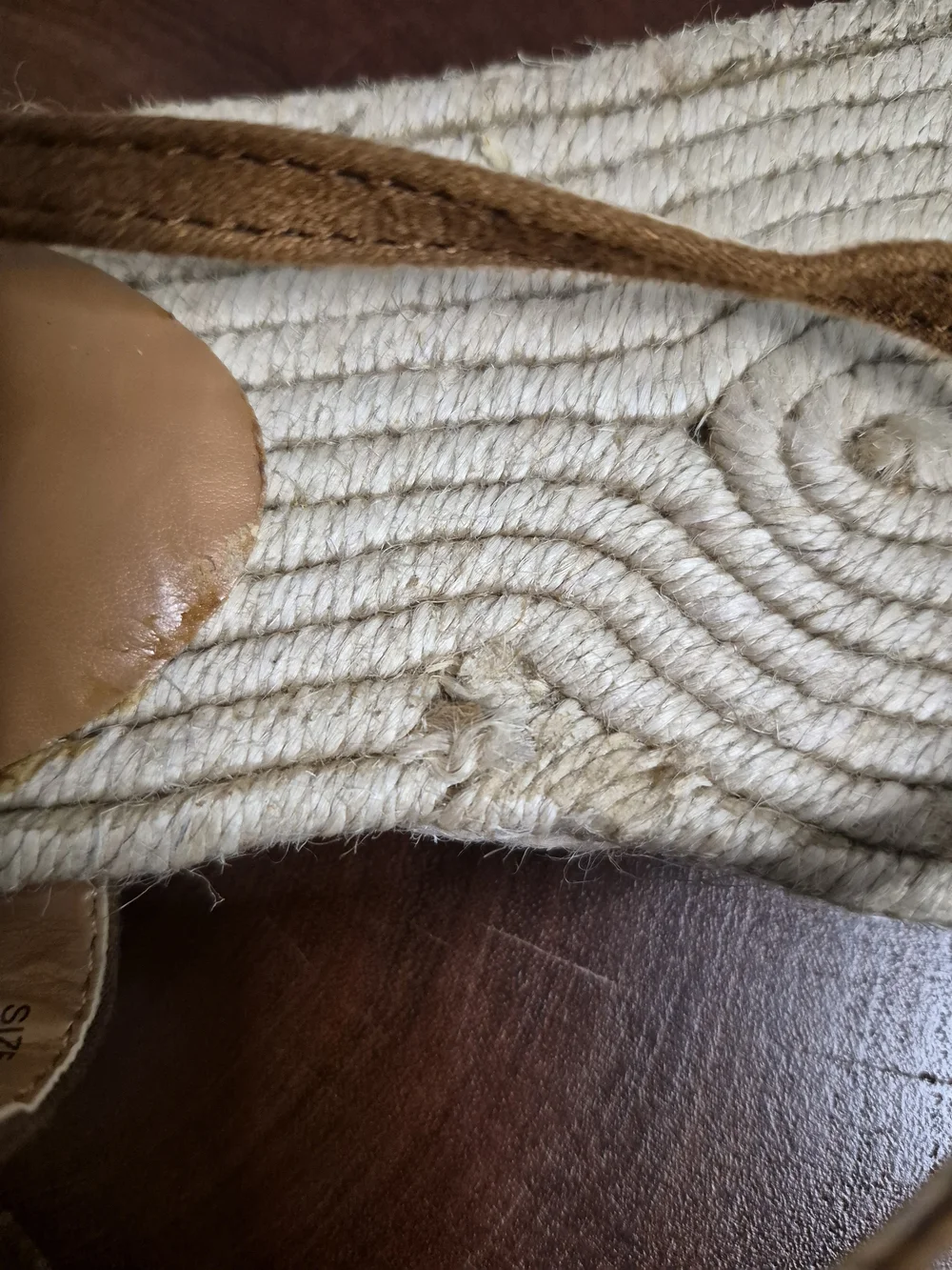 Banana Republic Factory Strappy Lace-Up Espadrille Sandals Cognac - 7.5